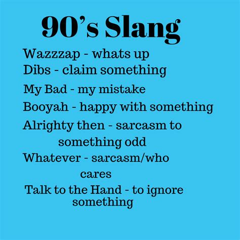 1980s dating slang